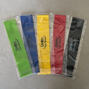 New, in Packaging - 5 Resistance Bands